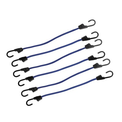 Silverline Bungee Cord Tie Down Straps 400mm 6pk 140821