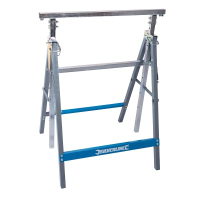 Silverline Adjustable Work Trestle Heavy Duty Staging Platform 226168