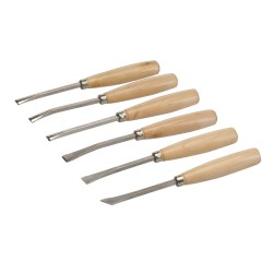 Silverline Wood Carving Small Chisel 6 piece Set 250234