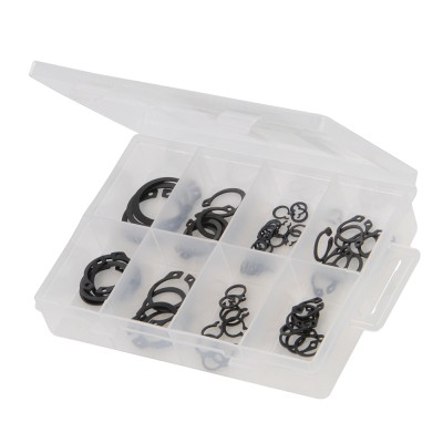 Fixman External Steel Circlip Mixed Assortment 64 Pack 262429