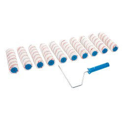Silverline Paint Roller frame and Medium Pile Emulsion Sleeves 271515