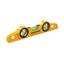 Silverline HD Scaffolders Magnetic Torpedo Spirit Level 250mm 273214 