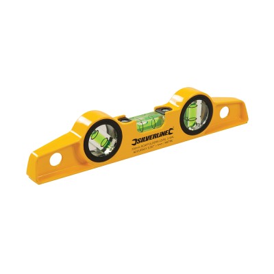 Silverline HD Scaffolders Magnetic Torpedo Spirit Level 250mm 273214 