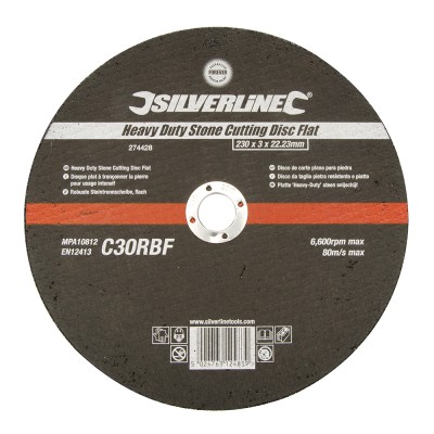 Silverline HD Angle Grinder Stone Cutting Discs 9 Inch 230mm 274428