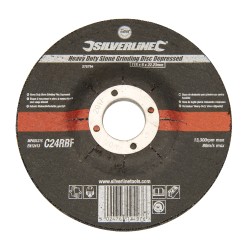 Silverline Angle Grinder Stone Masonry Grinding Disc Depressed 115mm 275794