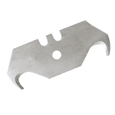 Silverline Hooked Utility Knife Blades Felt and Carpet 10pk 0.6mm 282409