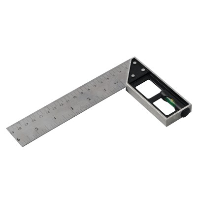 Silverline Tools Tri Mitre Square and Spirit Level 150mm 282651