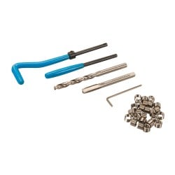 Silverline Thread Repair Kit Helicoil Inserts Type M6 1.0mm 283928