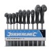 Silverline T Handle Torx Key Set On Rack T9 to T50 328015