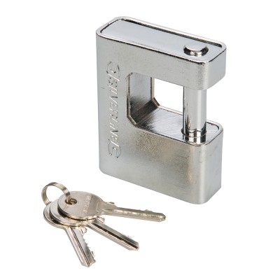 Silverline Armoured 80mm Shutter Security Lock Padlock 380651