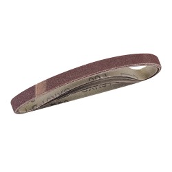 Silverline Sanding Belts 10mm x 330mm 80 Grit 5 Pack 386171