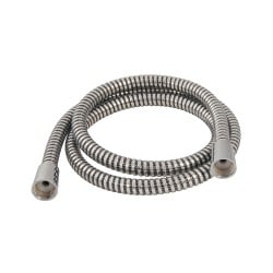Plumbob Shower Head Hose Corrugated Silver and Black 418144