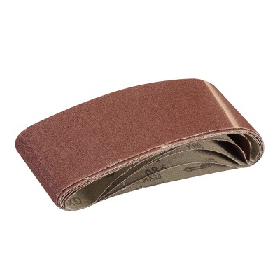 Silverline Sander Sanding Belts Glass Paper 75mm 533mm 80g 433236