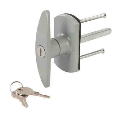 Silverline Replacement Garage Door Lock T Handle Square 471742