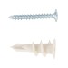 Fixman Speed Wall Plug Screw Plasterboard Fixings 12mm x 32mm 100pk 475004