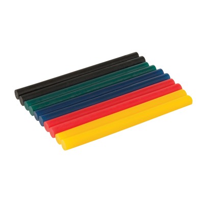 Silverline Coloured Craft Glue Gun Hot Melt Glue Sticks 7.2mm 476310