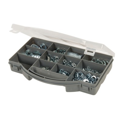 Fixman Steel Mixed Zinc Plated Washers 1000 Pieces in organiser 477005