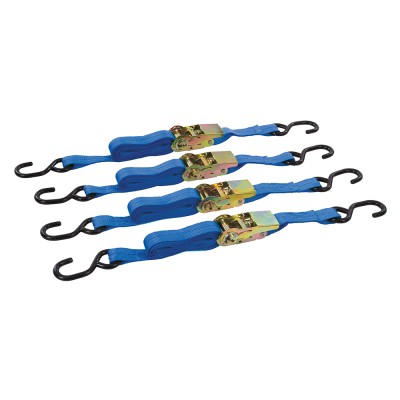 Silverline Cargo Lash Ratchet Straps 4 Meter 4pk 481938