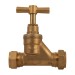 Plumbob Brass Water Stopcock 22mm 485591