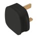 Power Master Electric 3 Pin Plug 13 amp Fused Black 488289