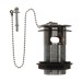 Plumbob Chrome Basin Waste Plug and Chain Slotted 491344