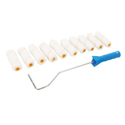 Silverline Mini Rad Roller Frame Inc Medium Pile Sleeves 555252