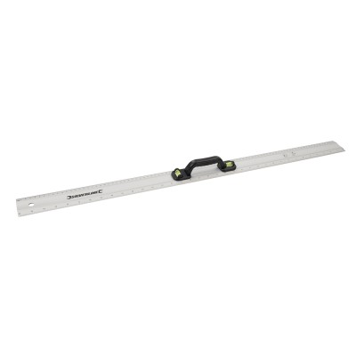 Silverline Pro Aluminium Straight Edge Rule with Levels 900mm 571509