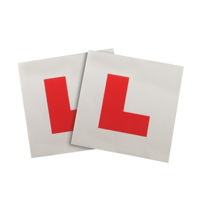 Silverline Magnetic Car Learner L Plates Twin Pack 583036