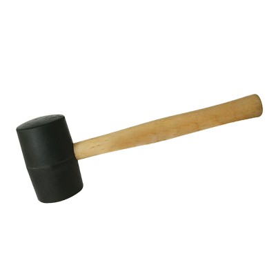 Silverline Rubber Assembly Mallet 32oz 907g Black Head 598492