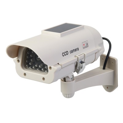 Solar Powered Dummy CCTV Security Camera with LED 614458