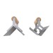 Silverline Plastering Rendering Corner Trowel Internal External Set 633461