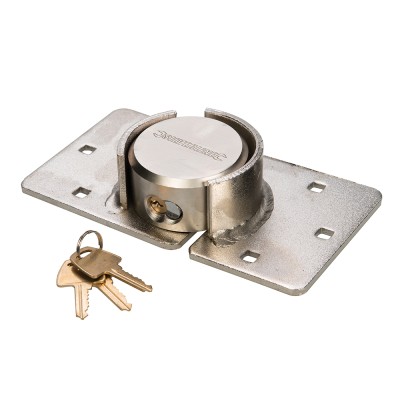 Silverline 2kg Heavy Duty Van and Metal Door Security Lock 633786