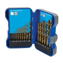 Silverline Titanium Coated HSS Drill Bit Mixed Size Set 633829