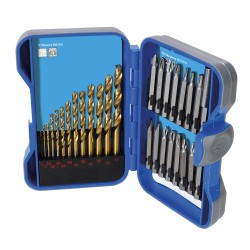 Silverline Titanium HSS Drill and Screwdriver Bit Set 633843