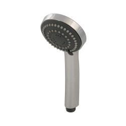 Plumbob Chrome Shower Head Adjustable Spray 3 Patterns 662179