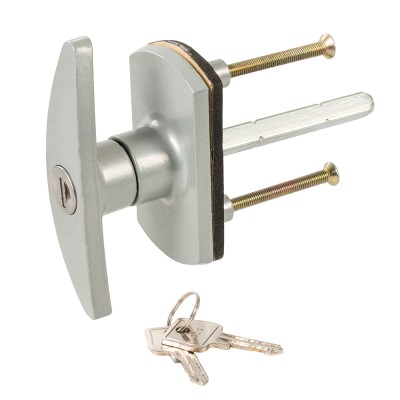 Silverline Replacement Garage Door Lock T Handle Diamond 671027