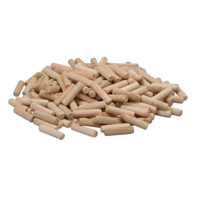 Silverline Birchwood Fluted Wood Wooden Dowels 10mm 200pk 675212