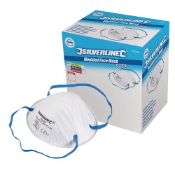 Silverline P2 Safety Face Mask Dust and Mists FFP2 NR 10pk 675282 