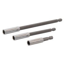 Silverline Magnetic Screwdriver Bit Holder 3pc Set 724109