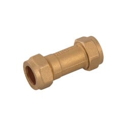 Plumbob Single Check Valve 15mm Pipe Compression Fitting 738490