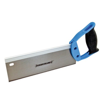 Silverline Hardpoint Tenon Hand Saw Soft Grip 12tpi 763568