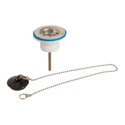 Plumbob Sink Strainer Waste With Plug Chain 773578
