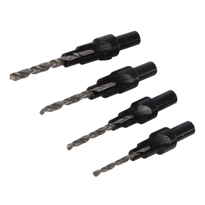 Silverline Screw Pilot Sink Hole and Countersink Drill Bit Set 792085