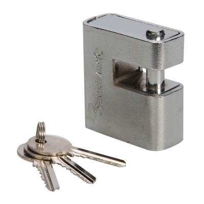Silverline Armoured 60mm Shutter Security Lock Padlock 819718