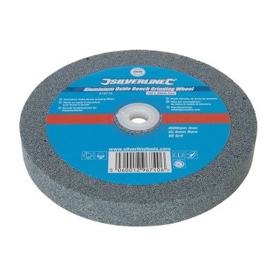 Silverline 150mm Bench Grinder Grinding Wheel Fine 819719