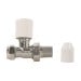 Plumbob Chrome Straight Inline Radiator Isolation Valve 15mm 841338