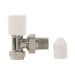 Plumbob Chrome Angled Radiator Isolation Valve 15mm 845290