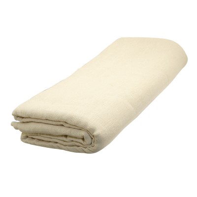 Silverline Decorators Cotton Twill Dust Sheet Polythene backed 868803