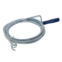 Silverline 870883 Waste Pipe Drain Unblocker Cleaner 5m Sprung Wire