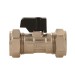 Plumbob Isolating Ball Valve 22mm Thumb Turn Compression Fitting 923831